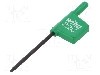 Cheie Torx&reg;, o&amp;#355;el crom-vanadium, TX05, lungime 62mm, WIHA - 03724