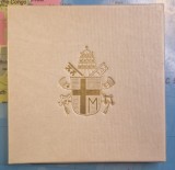Vatican 500 Lire, Argint, in Folder, 1984 KM#184, John Paul II (Virgin Mary)