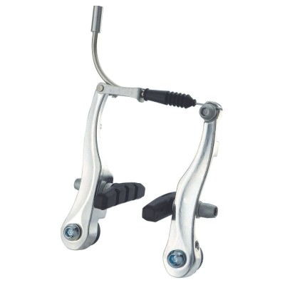 Brate frana V-Brake, Fata + Spate 110mm, Aluminiu forjat Inele de alama, bicicleta, ARV-00701 foto