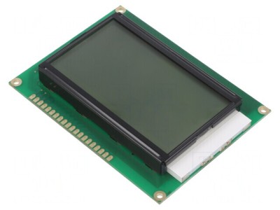 Afișaj LCD Grafic 128x64 FSTN Pozitiv LED 20 PIN 93x70x14mm foto