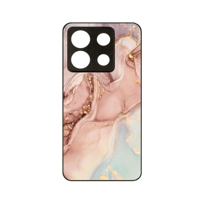 Husa BestCase&amp;reg; Slim Glassy, Compatibila Cu Xiaomi Redmi Note 13 5G, Rose foto