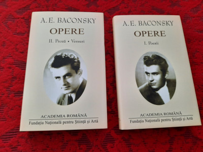 A. E. Baconsky - Opere 2 VOLUME EDITIE DE LUX RF14/2 foto