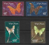 VIETNAM 1998 FAUNA INSECTE FLUTURI