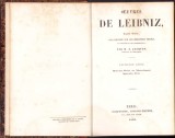 HST 248SP Oeuvres de Leibniz 1846 Paris