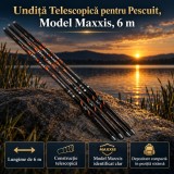 Undiță Telescopică pentru Pescuit, Model Maxxis, 6 m