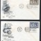 UN New York 1953 UPU Mi.21-22 FDC UN.232