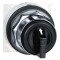 Comutator Rotativ 30mm 3 Poziții Negru