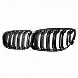 Set Grile Radiator Nari Duble Bmw Seria 3 E90 2008-2012 LCI M Design Negru Lucios FGBME90DPB, General