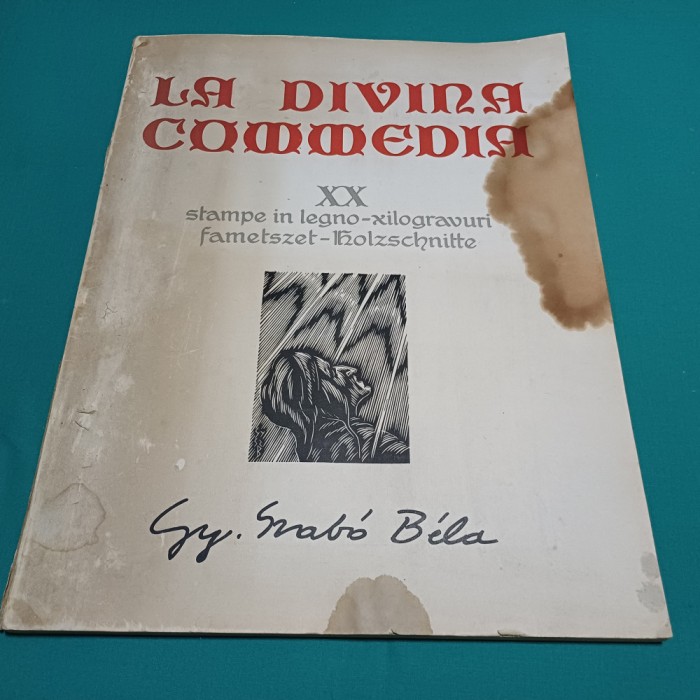 LA DIVINA COMMEDIA- XX STAMPE IN LEGNO-XILOGRAVURI / SVABO BELA / 1976 * 4