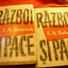 LN Tolstoi - Razboi si Pace -2 volume Ed.ESPLA 1959 trad I.Frunzetti ,585+616pag