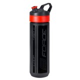 Bidon Apa Force Loop 450 ml, negru-transparent-rosu Ultimate FactoryBikes