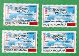 TIMBRE ROMANIA MNH LP 1528/2000-75 ani infiintarea C.F.R.N.A.-supratipar-serie simplă