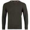 Jack Pyke Ashcombe Pulover 100% l&acirc;nă de miel cu guler O, culoare oliv, mărimea XL
