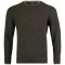 Jack Pyke Ashcombe Pulover 100% l&acirc;nă de miel cu guler O, culoare oliv, mărimea XL