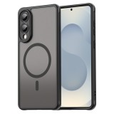 Husa Matte MagSafe pentru Samsung Galaxy S25 Edge , protectie completa, contur negru