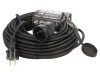 Prelungitor alimentare negru 25m 16A, KEL