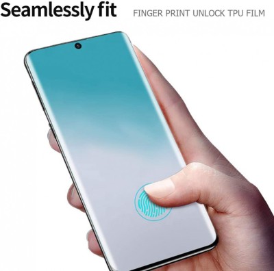 Folie de sticla pentru Samsung Galaxy S20 Ultra, cu margini colorate Negru foto