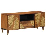vidaXL Cabinet TV 105x33x46 cm Lemn masiv de mango