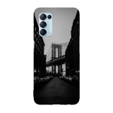 Husa compatibila cu Oppo Find X5 Pro model New York street, Silicon, TPU, Viceversa, Transparent, Carcasa