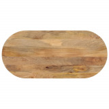 VidaXL Blat de masă oval, 90x40x2,5 cm, lemn masiv de mango