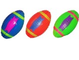 Jucarie minge rugby cu led 11 cm