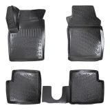 Cumpara ieftin Set Covorase Auto Cauciuc TPE Umbrella pentru Fiat 500 (2007-), Bordura 3cm, Antiderapante
