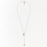 Colier din argint cu 2 stelute