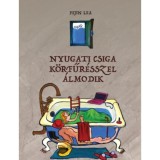 Nyugati csiga k&ouml;rfűr&eacute;sszel &aacute;lmodik - Pejin Lea