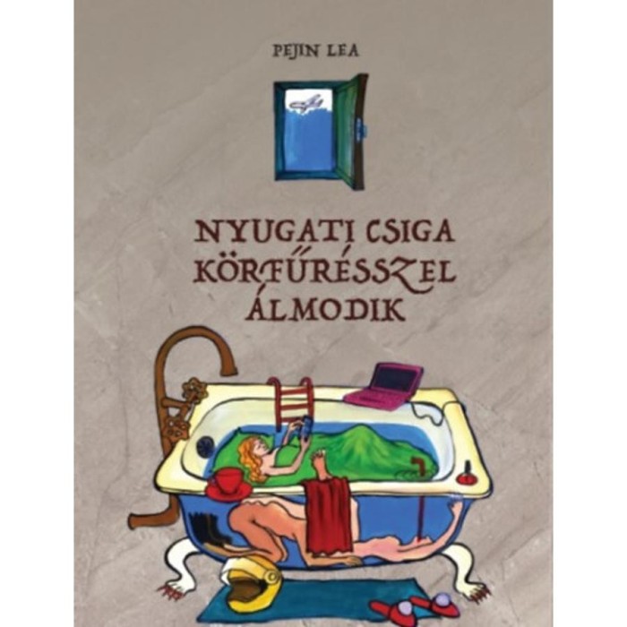 Nyugati csiga k&ouml;rfűr&eacute;sszel &aacute;lmodik - Pejin Lea