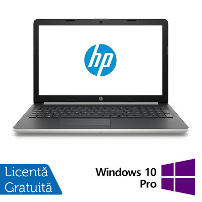 Laptop Refurbished HP 15-da0361ng, Intel Celeron N4000 1.10 - 2.60, 4GB DDR4, 256GB SSD, Webcam, 15.6 Inch HD, Tastatura Numerica + Windows 10 Pro New foto