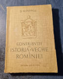 Contributii la istoria veche a Romaniei D. M. Pippidi