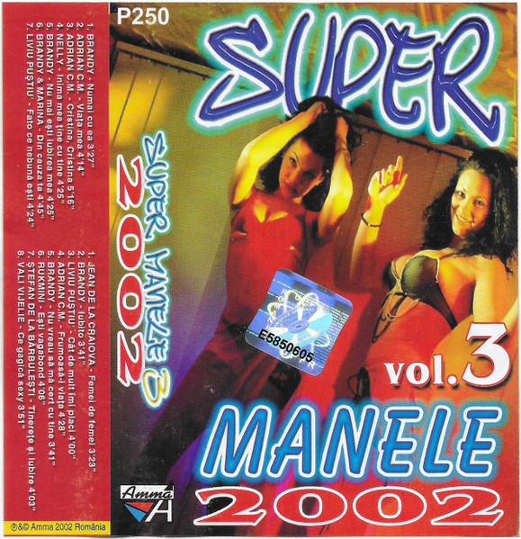 Casetă audio Super Manele Vol.3 2002, originală