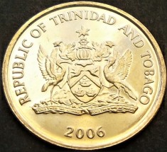 Moneda exotica 10 CENTI - TRINIDAD TOBAGO, anul 2006 *cod 2319 = A.UNC