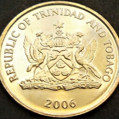 Moneda exotica 10 CENTI - TRINIDAD TOBAGO, anul 2006 *cod 2319 = A.UNC