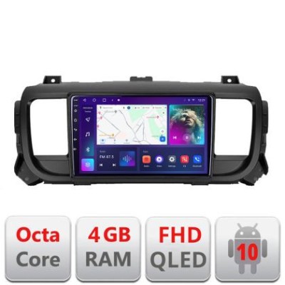 Navigatie Citroen Jumpy Toyota Proace Peugeot Traveller B-jumpy16 Android Ecran QLED octa core 4+64 carplay android auto kit-jumpy16+EDT-E309V3 v3 Car foto