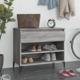 VidaXL Pantofar, gri sonoma, 70x36x60 cm, lemn prelucrat