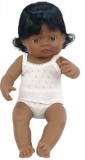 Papusa Baby Hispanic fetita Miniland 38 cm