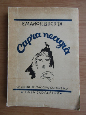 Emanoil Bucuta - Capra neagra (1938, prima editie) foto