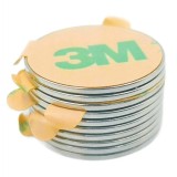 Cumpara ieftin Set 10 magneti neodim, autoadezivi, rotunzi, universali, diverse activitati, 20x1 mm