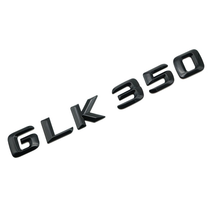 Emblema GLK 350 Negru, pentru spate portbagaj Mercedes