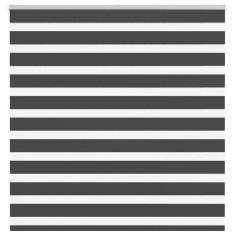 vidaXL Jaluzea tip zebra neagră lățime țesătură 140,9 cm poliester 4014244