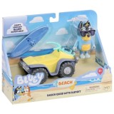 Set de joaca Bluey - Beach vehicle, cu figurina inclusa