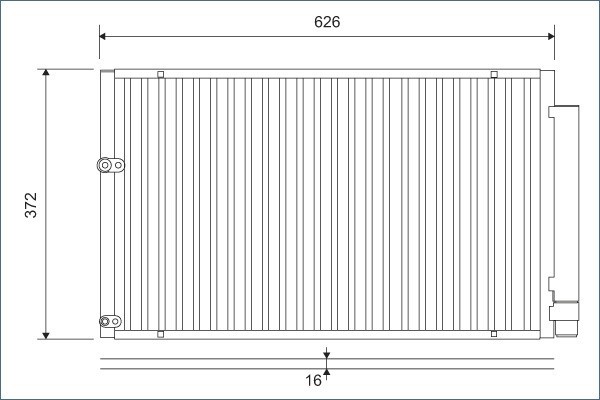 VALEO 812880 Condensator climatizare