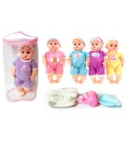 Bebe Ochi Inchisi Deschisi cu Sunete si Accesorii 25 Cm
