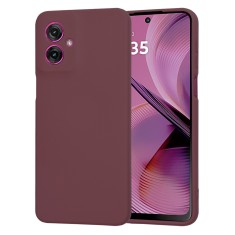 Husa silicon Motorola Moto G55 Techsuit SoftFlex, bordo