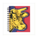 Andy Warhol Cow Layered Journal Diary