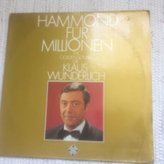 Klaus Wunderlich hammond Fur Millionen Golden Sound disc vinyl lp muzica pop VG+