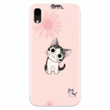 Husa silicon pentru Apple Iphone XR, Cute Cat 101