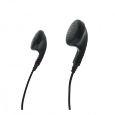 Casti audio stereo, in-ear, Titanum 91907, conector jack 3.5mm, cablu 115 cm, negre