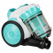 Aspirator fara sac Hausberg HB-2010VR, 700 W, capacitate 3 L, aspirare uscata, ciclonic, filtru HEPA, Alb-Verde